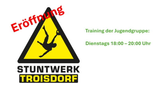Artikelbild zu Artikel Trainingsbeginn der Jugendgruppe im Stuntwerk Troisdorf